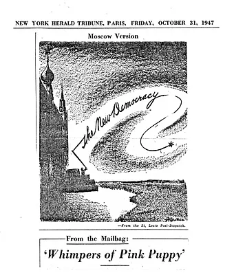 Newspaper Clipping, New York Herald Tribune