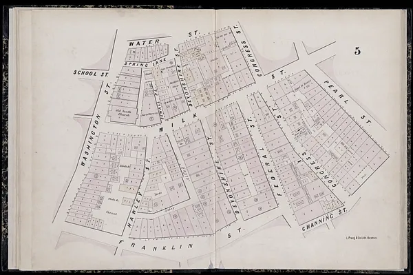 Plan of the city of Boston