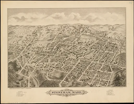 View of Stoneham, Mass