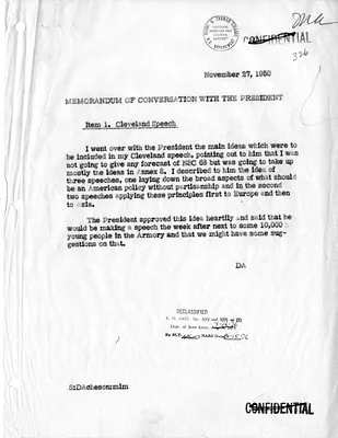 Memorandum of Conversation with Secretary of State Dean Acheson and President Harry S. Truman