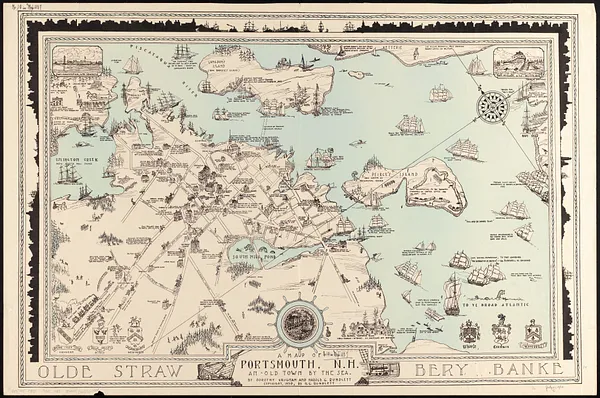 A map of Portsmouth, N.H.