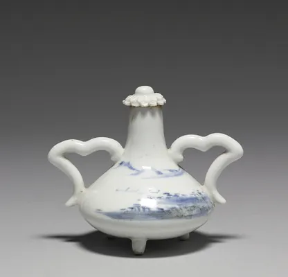 Bottle with Landscape Design
