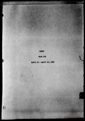 Volume 179, April 14 – April 16, 1939