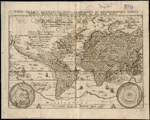 Nova totius terrarum orbis geographica ac hydrographica tabula