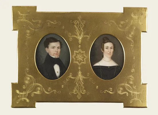 Portraits of a Gentleman and a Lady
