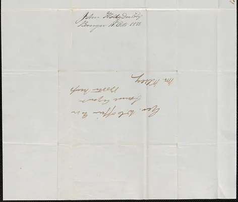 John Hodgdon to George Coffin, 11 October 1838