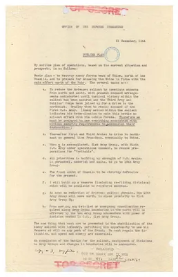 Outline Plan of Operations