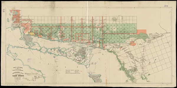 Topographical plan of the north shore of Lake Huron shewing recent surveys
