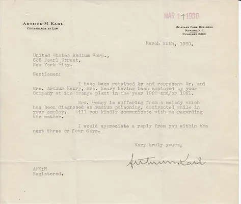 Letters Received, March 11, 1930