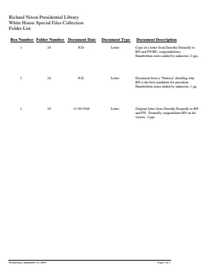 WHSF: Returned, 1-24