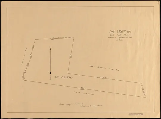 Wilder Lot Petersham
