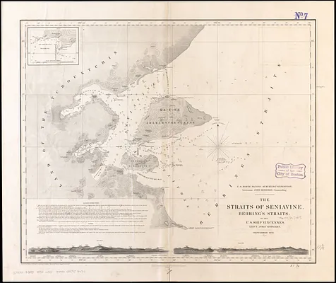 The Straits of Seniavine, Behring's Straits
