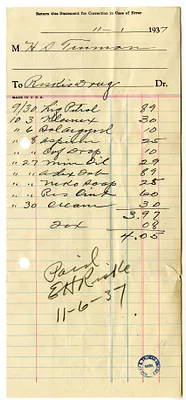 Bill from Riske's Drug Store