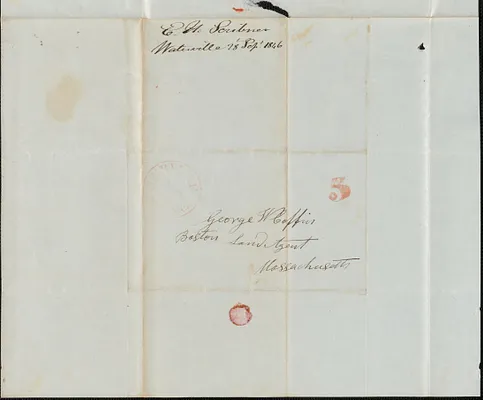 E. H. Scribner to George Coffin, 28 September 1846
