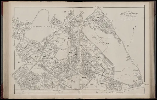 Atlas of the city of Newton, Massachusetts
