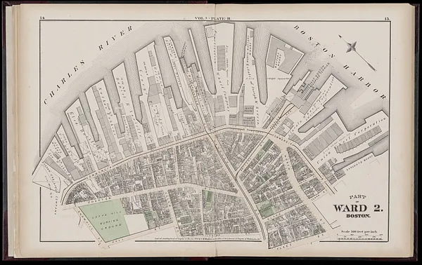 Atlas of the county of Suffolk, Massachusetts : vol. 1st including Boston proper : from actual surveys and official records