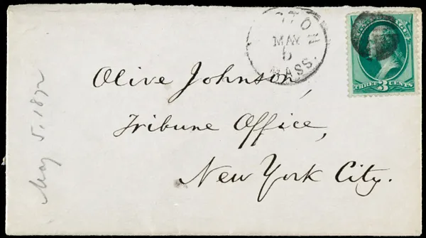 Letter from William Lloyd Garrison, Roxbury, [Mass.], to Oliver Johnson, May 5, 1872