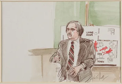 Courtroom scene