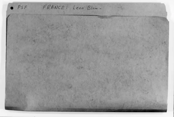 France - Blum, Leon - French transcript of "For All Mankind" , 1942-1943