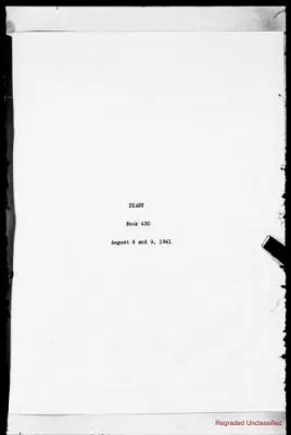 Volume 430, August 8 – August 9, 1941