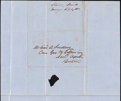 Oliver Frost to George Coffin,  15 July 1850