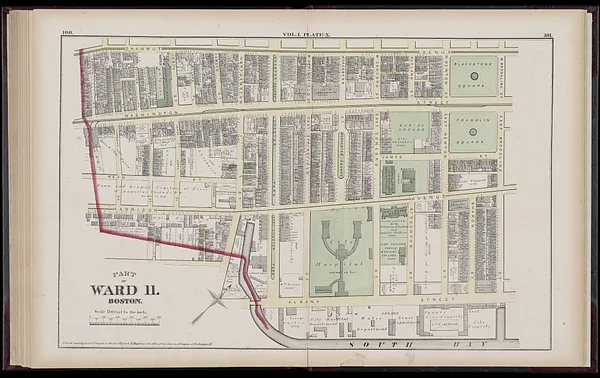 Atlas of the county of Suffolk, Massachusetts : vol. 1st including Boston proper : from actual surveys and official records
