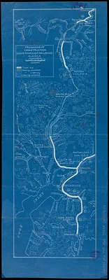 Progress of construction, government railroad, Alaska