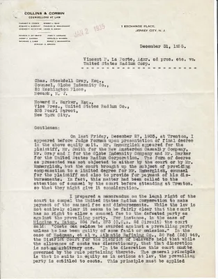 Letters Received to Chas. Stockdell Gray, Howard H. Barker [H.H. Barker], December 31, 1935
