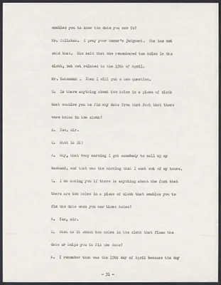 Herbert Brutus Ehrmann Papers, 1906-1970. Sacco-Vanzetti. Part II, Chapter 21: Vanzetti's Alibi. Box 6, Folder 10, Harvard Law School Library, Historical & Special Collections