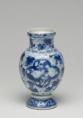 Vase with Flowers and Grapes