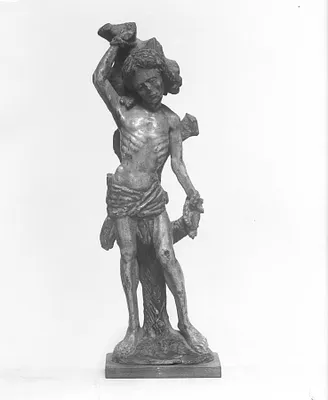 Devotional Statuette of Saint Sebastian