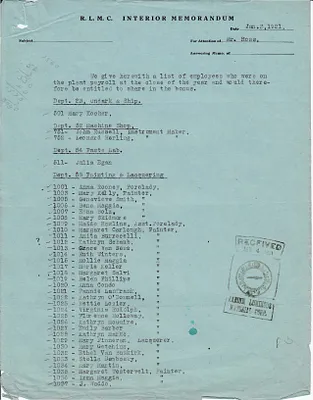Letters Sent to Dr. Cecil K. Drinker, June 6, 1925