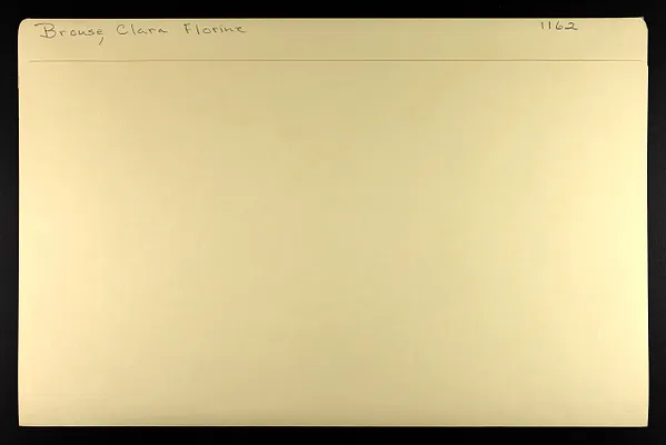 Brouse, Clara Florine