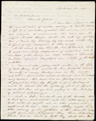 Letter from Abby Kimber, Kimberton, [Penn.], to Maria Weston Chapman, 5/21 1846