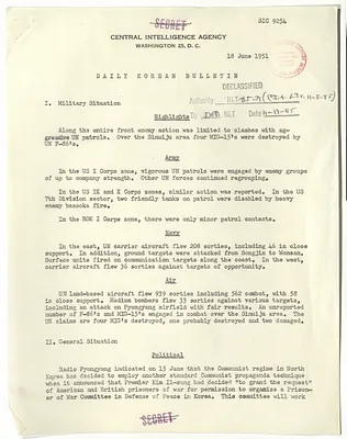 Memorandum, Daily Korean Bulletin