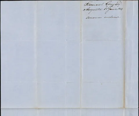 Samuel Cony to George Coffin, 15 June 1849