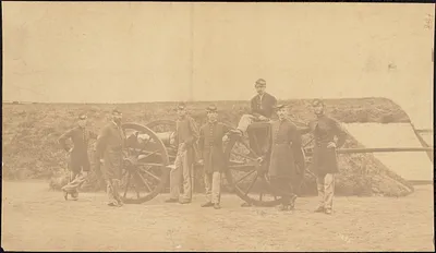 Sergeants of 3d Mass. Artillery, Fort Totten, Va.