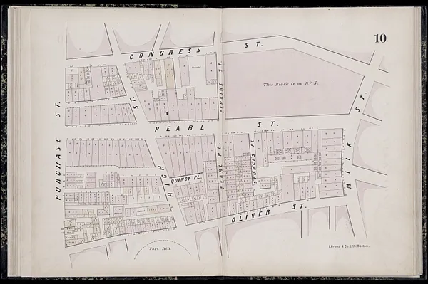 Plan of the city of Boston