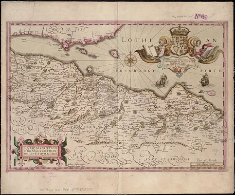 A new description of the shyres Lothian and Linlitquo