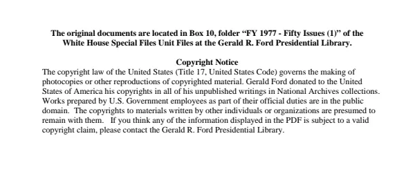 FY 1977 - 12/75 - Fifty Issues (1)