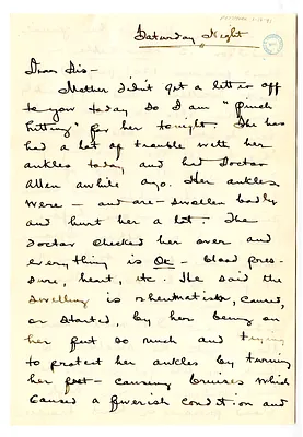 Letter from Fred Wallace to Bess W. Truman