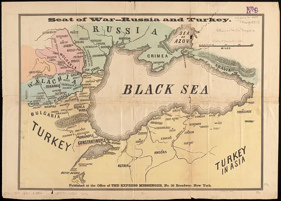 Seat of war--Russia and Turkey