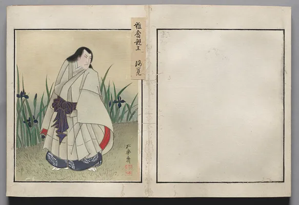 Double-Leaf from Album of Actor Portraits