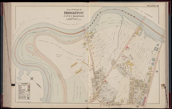 Atlas of Dorchester, West Roxbury and Brighton, city of Boston