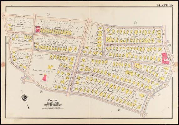Atlas of the city of Boston, Roxbury