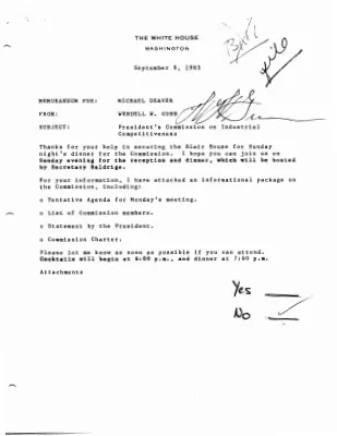 August 1983-September 1983 Miscellaneous Incoming (3)