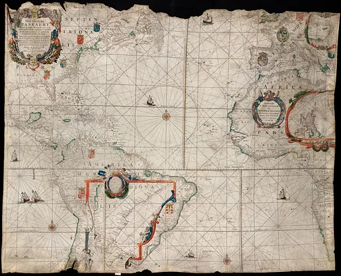 West-Indische paskaert