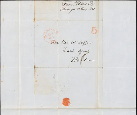 Fred Hobbs to George Coffin, 30 August 1847