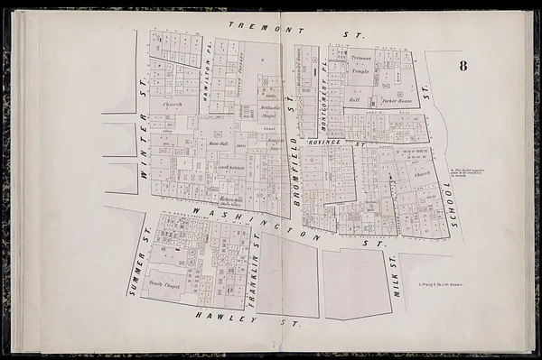 Plan of the city of Boston
