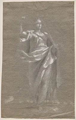 Allegorical Figure (recto)